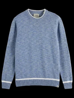 Regular crew neck cotton blend-Scotch & Soda Sale