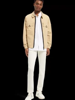 Regular fit cotton linen shirt-Scotch & Soda Sale