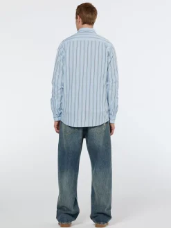 Regular fit dobby stripe shirt-Scotch & Soda Clearance