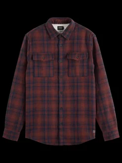 REGULAR FIT FLANNEL CHECK SHIRT-Scotch & Soda Hot