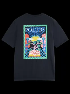 REGULAR FIT FRONT BACK ARTWORK T-SHIRT-Scotch & Soda Clearance