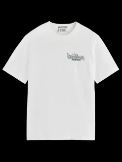 REGULAR FIT FRONT BACK ARTWORK T-SHIRT-Scotch & Soda Clearance