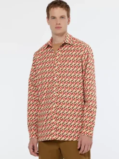 Regular fit geo-print shirt-Scotch & Soda Fashion