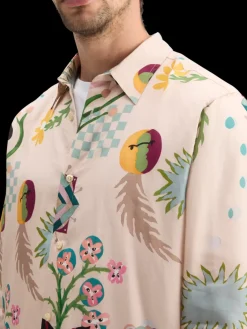 REGULAR FIT MID SHINE AOP SHIRT-Scotch & Soda Clearance