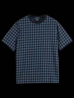 Regular fit mini all over print t-shirt-Scotch & Soda Fashion