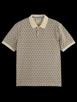 Regular fit mini all over print polo-Scotch & Soda Online