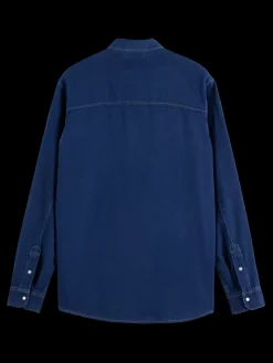 REGULAR FIT PREMIUM TWILL WASHED SHIRT-Scotch & Soda Fashion