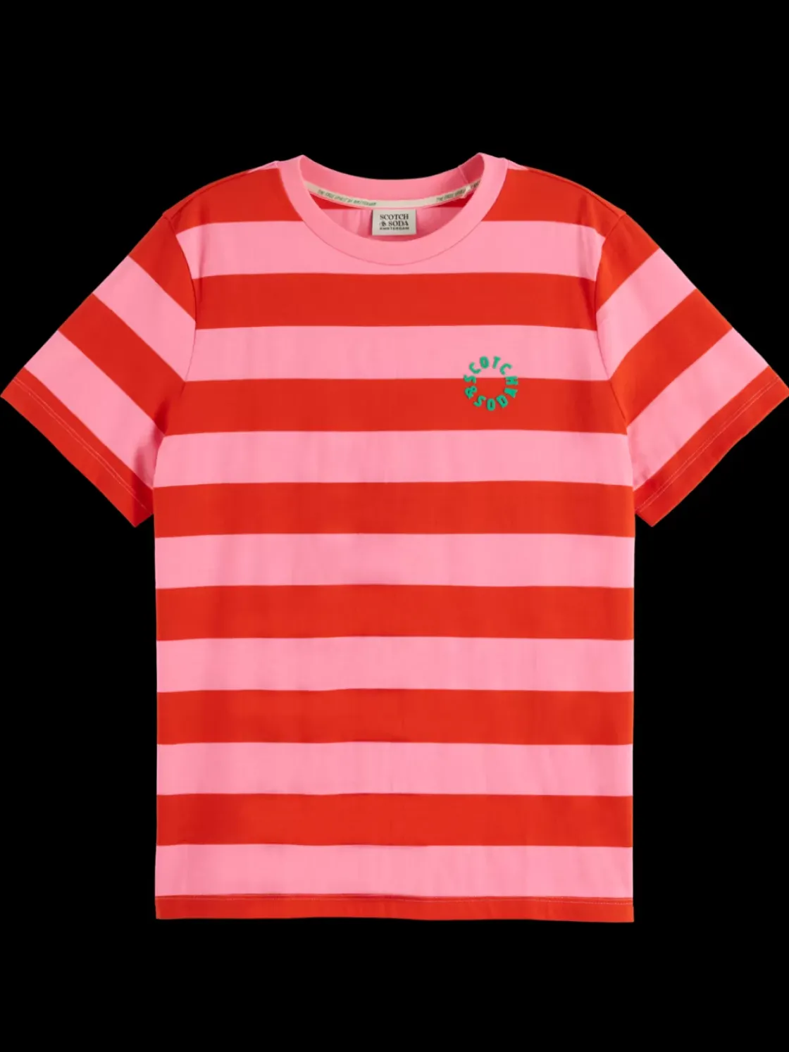 REGULAR FIT STRIPED ORGANIC COTTON T-SHIRT-Scotch & Soda Best