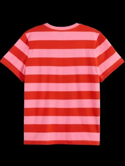 REGULAR FIT STRIPED ORGANIC COTTON T-SHIRT-Scotch & Soda Best