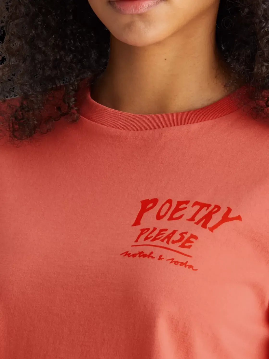 Regular fit t-shirt with small chest artwork-Scotch & Soda Sale