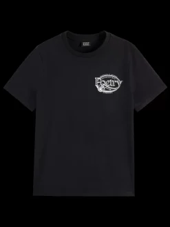 Regular fit t-shirt with small chest artwork-Scotch & Soda Sale