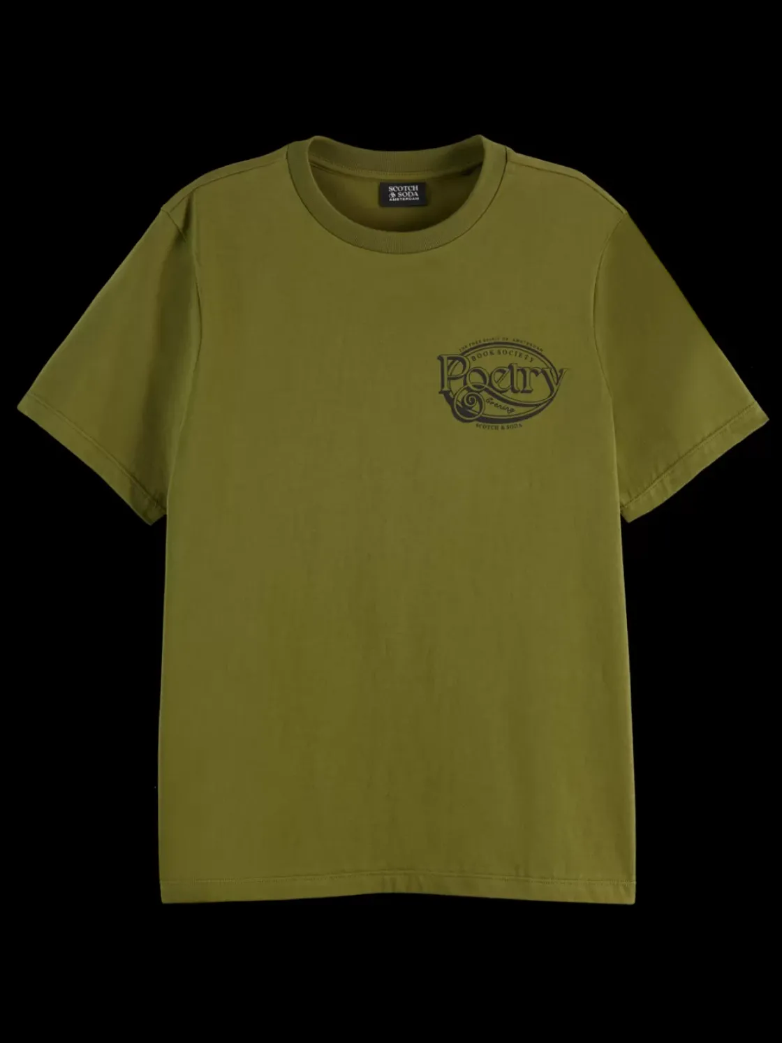 Regular fit t-shirt with small chest artwork-Scotch & Soda Sale