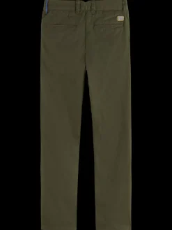 Regular slim-fit - peached pima cotton chino-Scotch & Soda Online