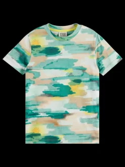 REGULAR-FIT ALLOVER PRINTED T-SHIRT-Scotch & Soda Outlet