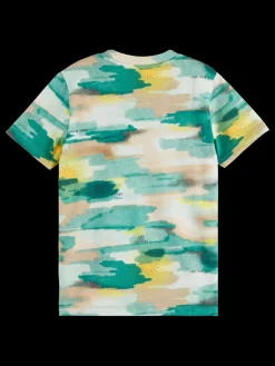 REGULAR-FIT ALLOVER PRINTED T-SHIRT-Scotch & Soda Outlet