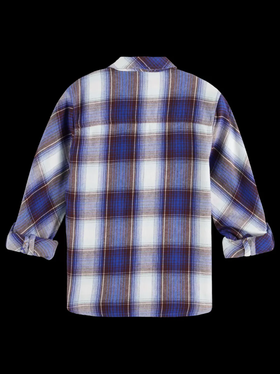 REGULAR-FIT YARN-DYED CHECKED FLANNEL SHIRT-Scotch & Soda Fashion