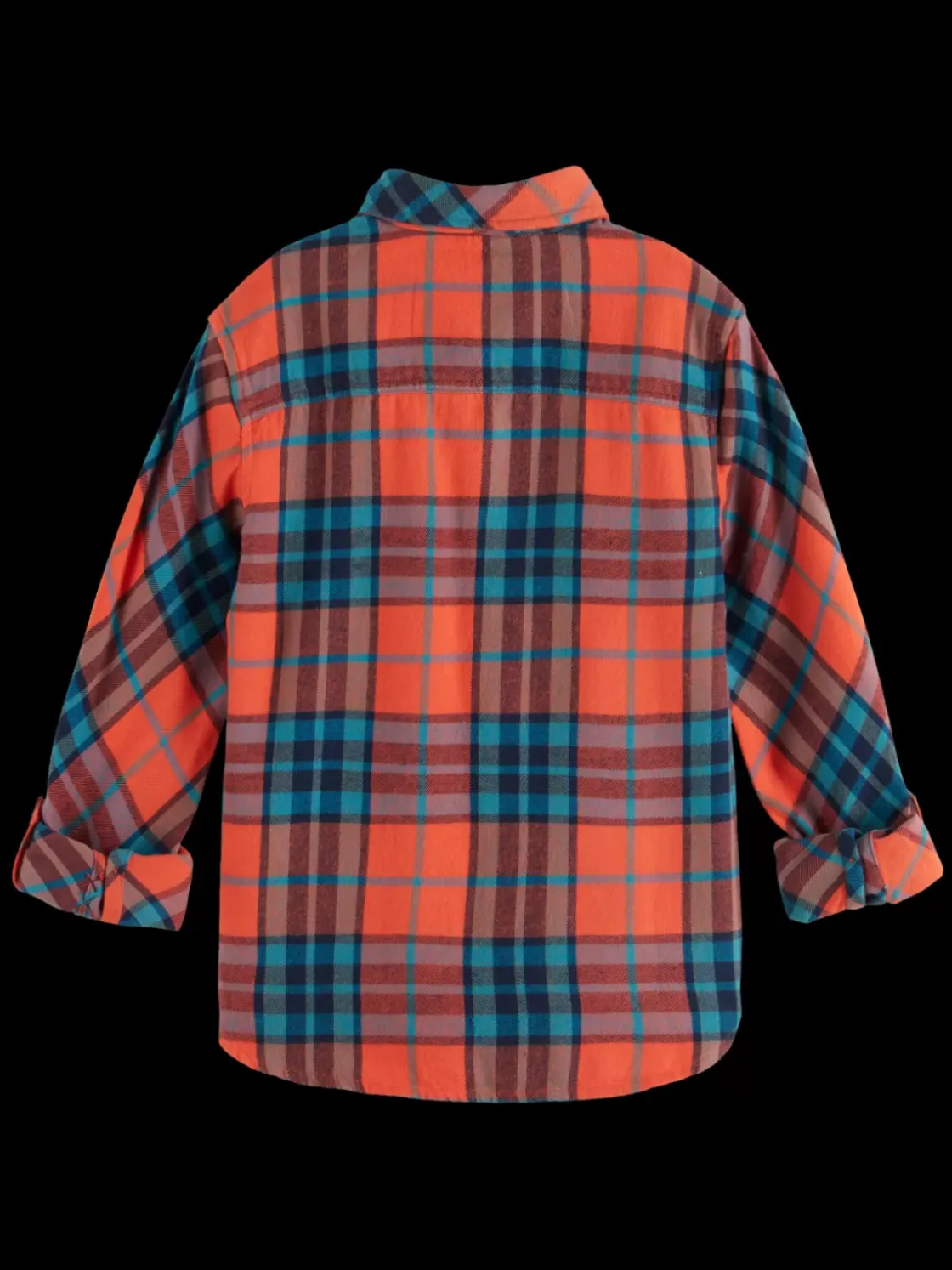 REGULAR-FIT YARN-DYED CHECKED FLANNEL SHIRT-Scotch & Soda Fashion