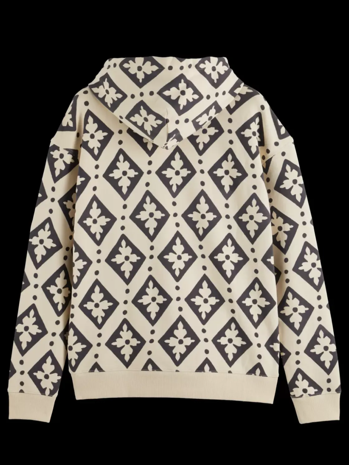 Relaxed fit aop hoodie-Scotch & Soda Hot