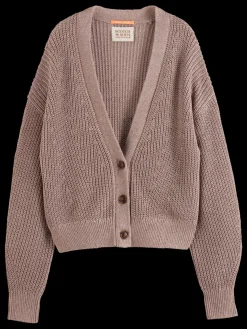 RELAXED FIT BOXY CARDIGAN-Scotch & Soda Online
