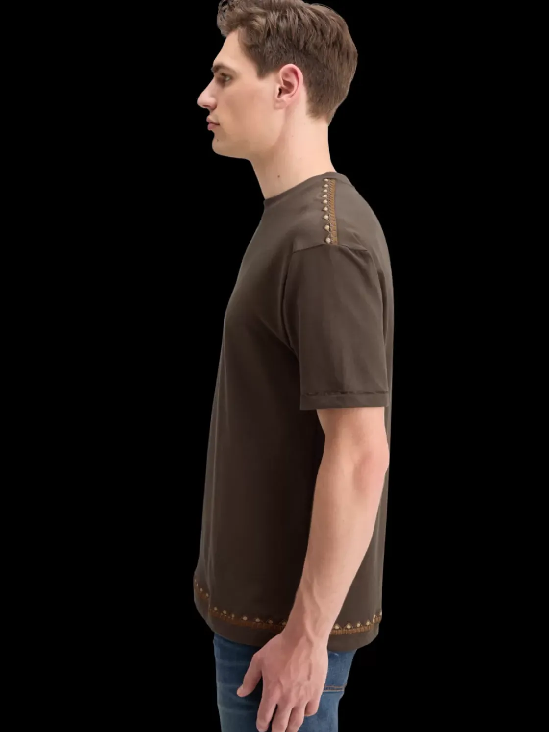 RELAXED FIT EMBROIDERY T-SHIRT-Scotch & Soda Outlet