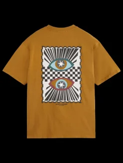 RELAXED FIT FRONT BACK ARTWORK T-SHIRT-Scotch & Soda Online