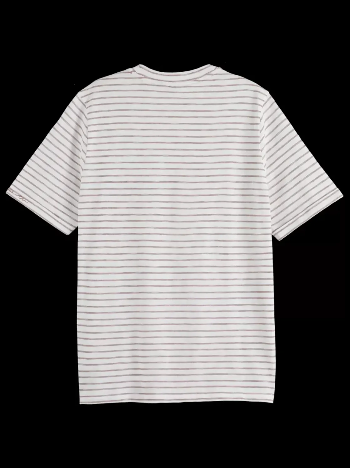 RELAXED FIT LUREX STRIPE T-SHIRT-Scotch & Soda Clearance