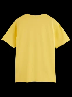 Relaxed fit raw edge t-shirt-Scotch & Soda Clearance