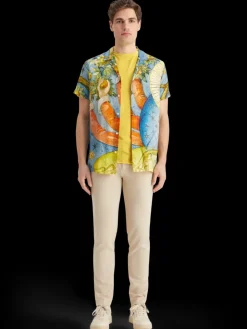 Relaxed fit raw edge t-shirt-Scotch & Soda Clearance