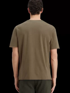 Relaxed fit raw edge t-shirt-Scotch & Soda Clearance