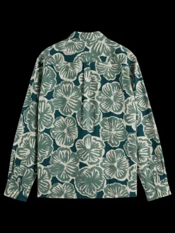 RELAXED FIT SEERSUCKER AOP SHIRT-Scotch & Soda Outlet