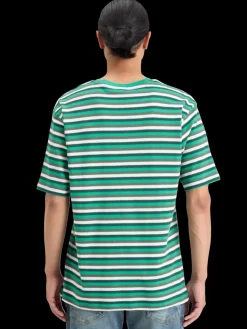 RELAXED FIT STRUCTURE STRIPE T-SHIRT-Scotch & Soda New