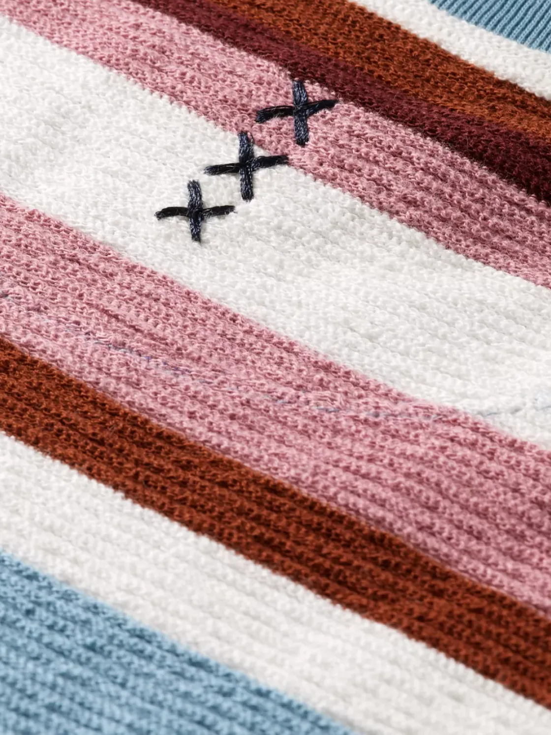 Relaxed fit textured striped t-shirt-Scotch & Soda Sale