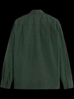 Relaxed fit yarn-dyed micro-check shirt-Scotch & Soda Fashion