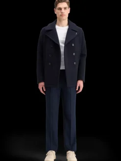 RELAXED STRAIGHT FIT PLEATED WOOL BLEND CHINO-Scotch & Soda Sale