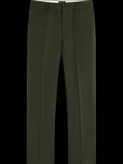 Relaxed straight fit wool-blend chino-Scotch & Soda Hot