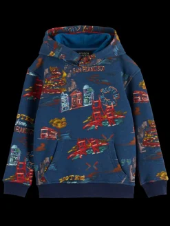 RELAXED-FIT ALLOVER PRINTED HOODIE-Scotch & Soda Best