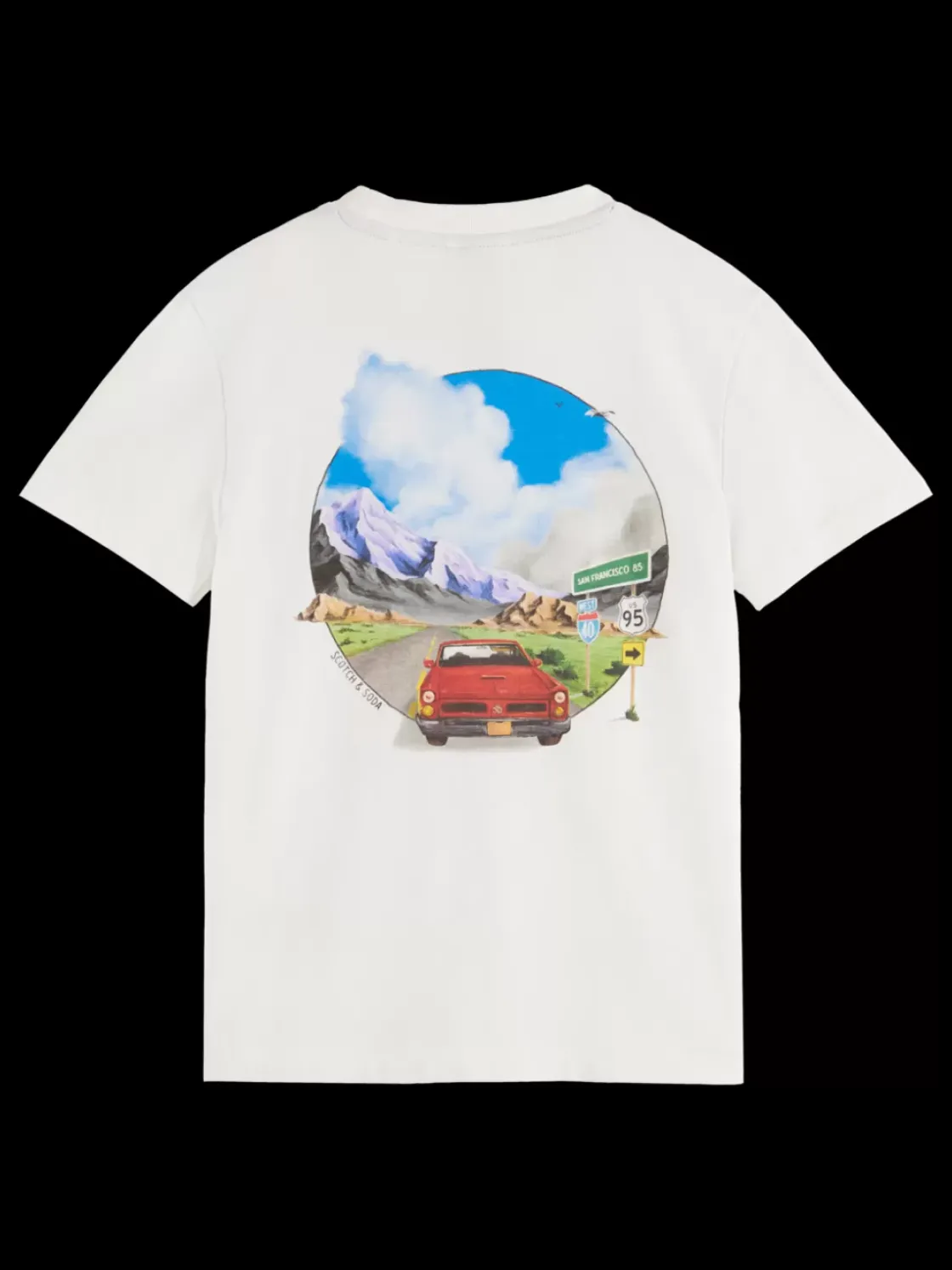 RELAXED-FIT ARTWORK T-SHIRT-Scotch & Soda Clearance