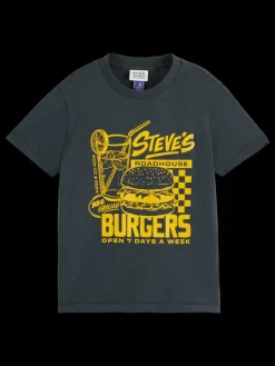 RELAXED-FIT ARTWORK T-SHIRT-Scotch & Soda Online