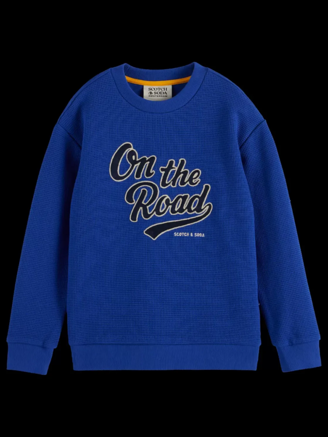 RELAXED-FIT STRUCTURED CREWNECK SWEAT-Scotch & Soda Discount