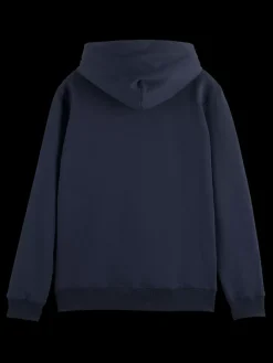 Reverse terry zip through hoodie-Scotch & Soda Outlet