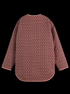 Reversible blockprint liner jacket-Scotch & Soda Outlet