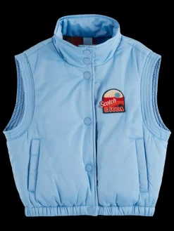 REVERSIBLE CROPPED BODYWARMER-Scotch & Soda Outlet