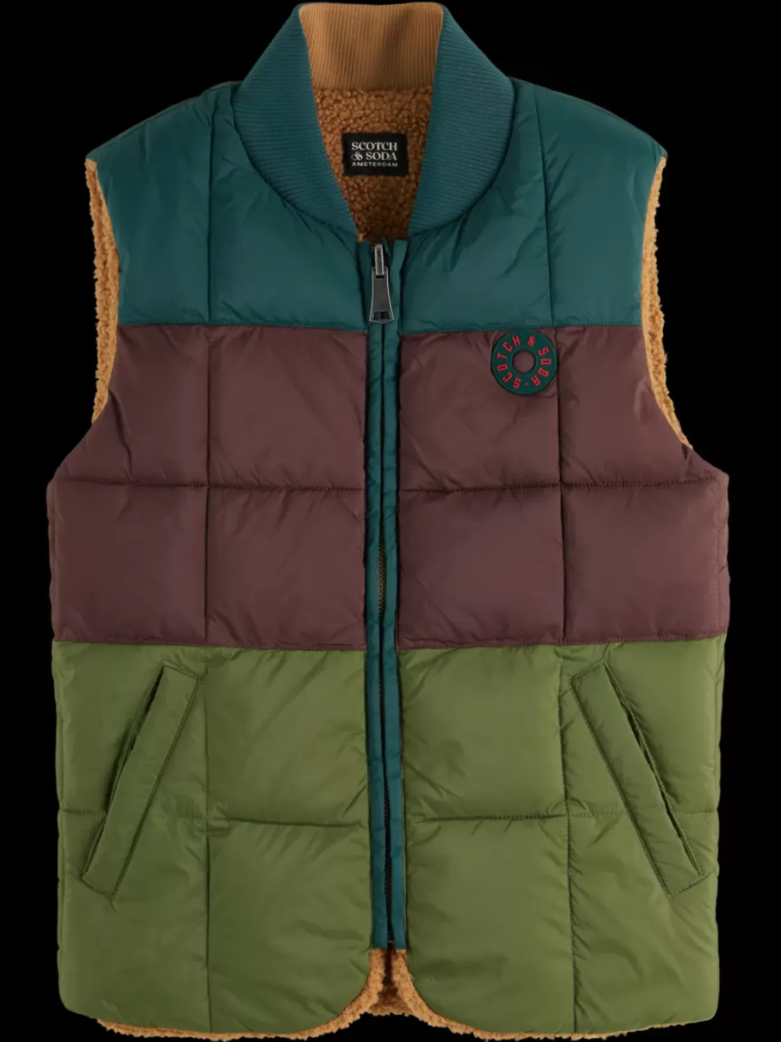 REVERSIBLE PADDED BODY WARMER-Scotch & Soda Fashion