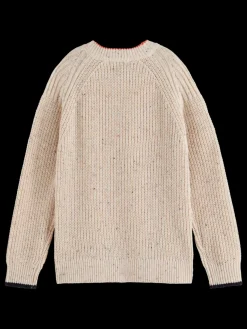 RIB KIT PULLOVER IN NEPS QUALITY-Scotch & Soda Hot