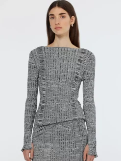 Ribbed knitted pullover-Scotch & Soda Online