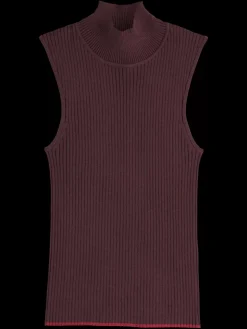 RIBBED KNITTED TANK-Scotch & Soda Fashion