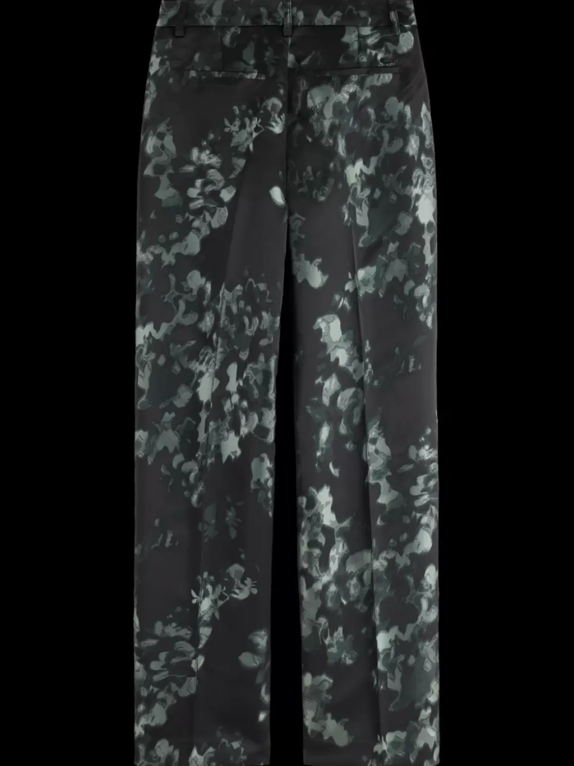 Ripple floral jacquard straight leg pant-Scotch & Soda Online