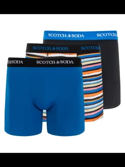 SCOTCH & SODA MEN'S UNDERWEAR SS24 - 3PK BOXER BRIEF (PRINT)-Scotch & Soda Discount