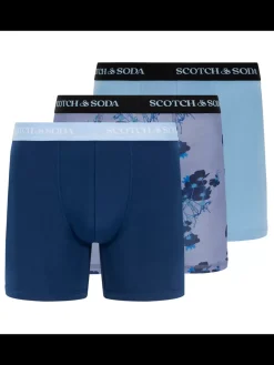 SCOTCH & SODA MEN'S UNDERWEAR SS24 - 3PK BOXER BRIEF (PRINT)-Scotch & Soda Discount