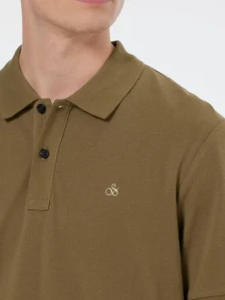 Seasonal core - logo pique polo-Scotch & Soda New